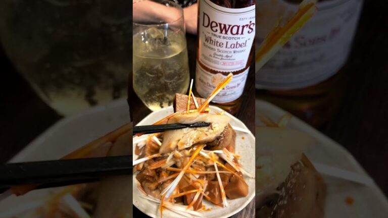 ウイ飯【トロトロチャーシューのピリ辛メンマ和えとデュワーズのハイボール！】