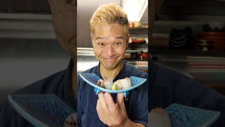 【天然真鯛】刺身を簡単アレンジ☆旨味倍増!!　塩昆布巻＆自家製熟成からすみ巻♪