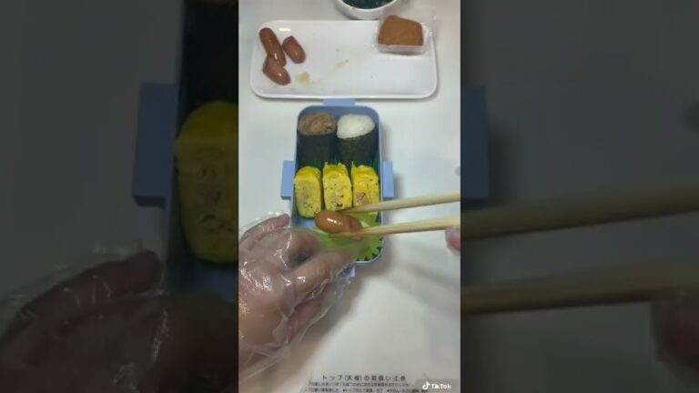 たらこ卵焼きと家にあるもの詰め合わせ弁当🍱 👉👉【毎日お弁当レシピ等を動画投稿してるのでコメント欄URLから遊びに来て下さい🥹🥹💕】＃同棲CPの平日弁当