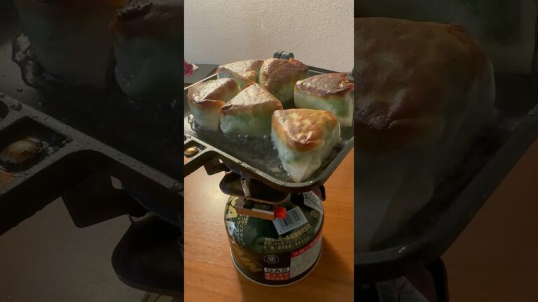 大葉とカマンベールチーズの春巻き #shorts #ホットサンドメーカー#キャンプ飯#ソロキャンプ女子#キャンプ女子
