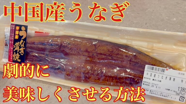 中国産うなぎを劇的に美味しくさせる方法#鰻#うなぎ#熟成鮨利他