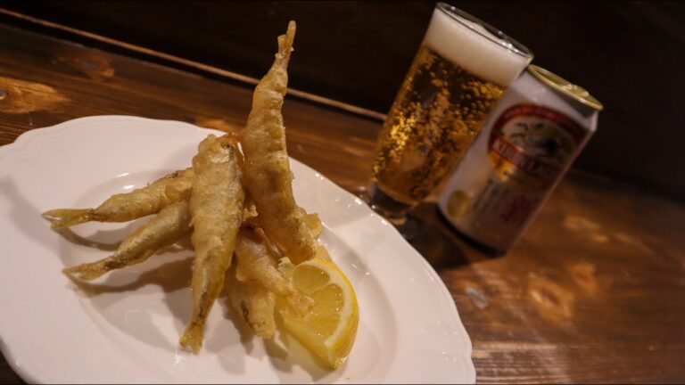 ビール衣でサクサク　深夜のわかさぎフリット　~真夜中レストランMENU39~
