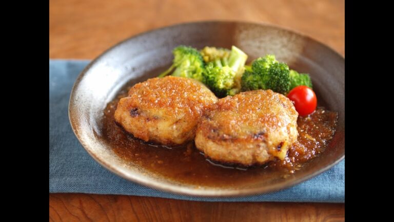 チーズのっけがっつりハンバーグ