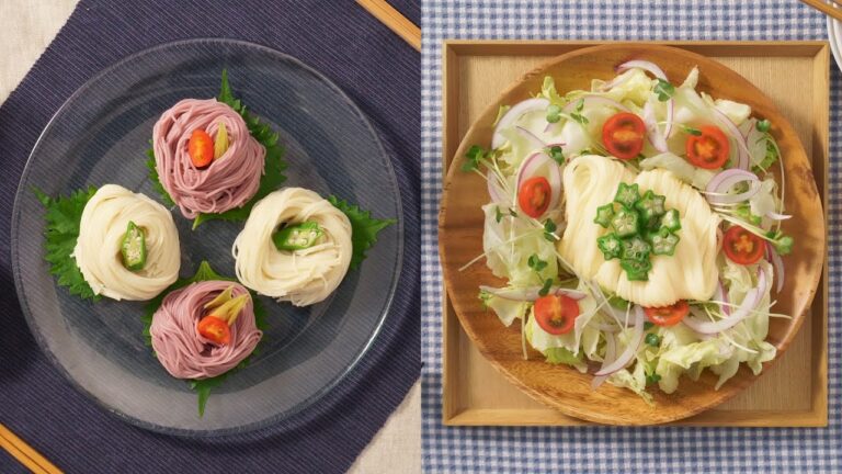 【簡単！時短レシピ】彩り野菜そうめん＆そうめんサラダ