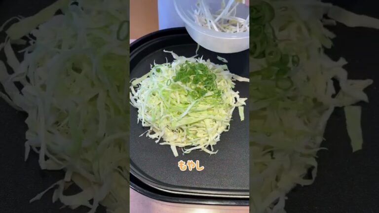 ビーフンを使ったグルテンフリー広島お好み焼き #shorts