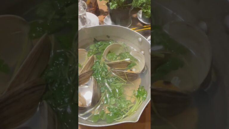 ひな祭り 潮汁　#すまし汁 #ハマグリ #料理 #soup #cooking #food #shorts