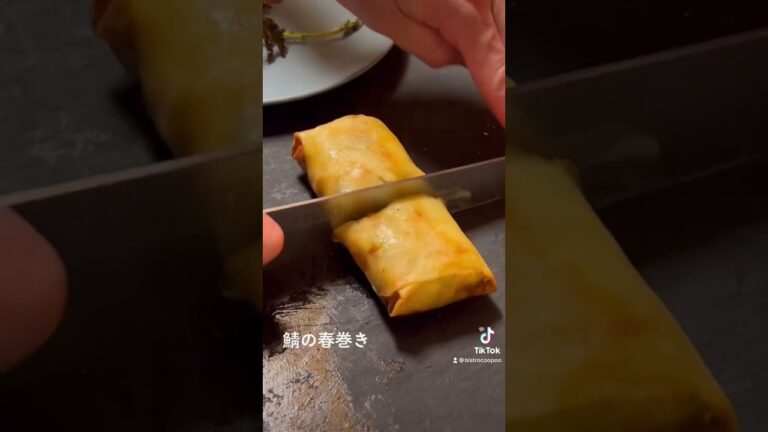 鯖の春巻き