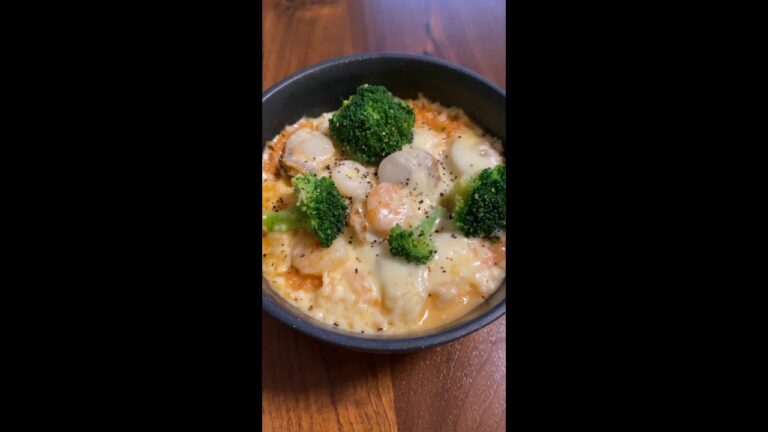 本気で痩せたきゃこれ食っとけ【オートミールのトマトシーフードリゾット】#Shorts