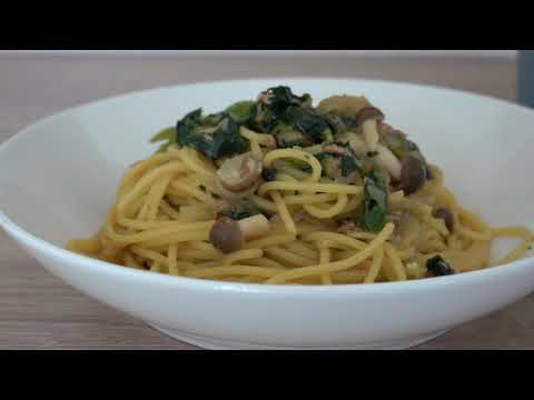 【節約レシピ】簡単だけど激ウマなツナとほうれん草の和風パスタ作ってみた　spaghetti with tuna & spanish