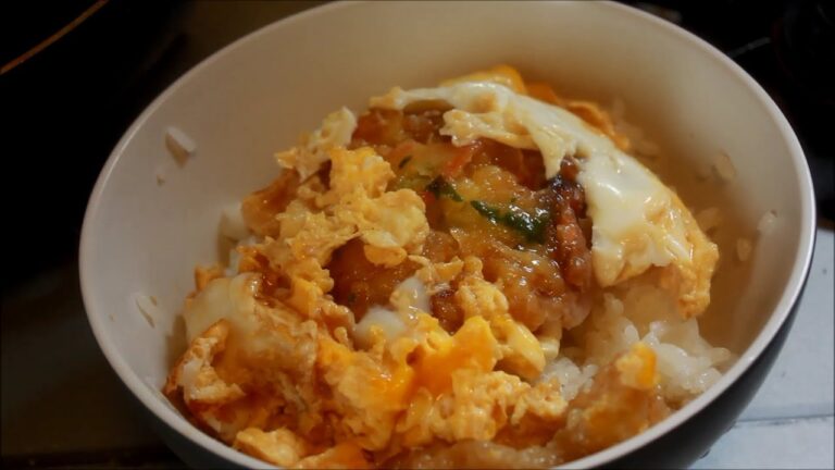 【4K2K】かき揚げ丼の作り方　How to make fried rice bowl