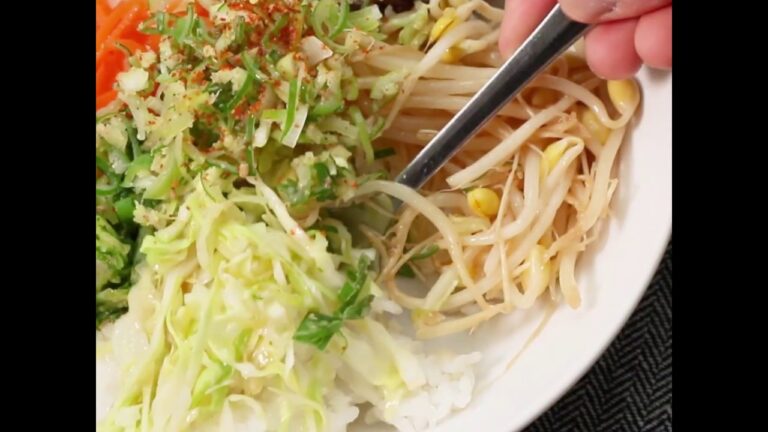 野菜たっぷりヘルシービビンパ 野菜ビビンパ ｜ moguna[モグナ]