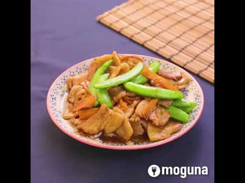 豚バラでこってり＆ガツンと！ スナップえんどうと豚バラの中華炒め ｜ moguna[モグナ]