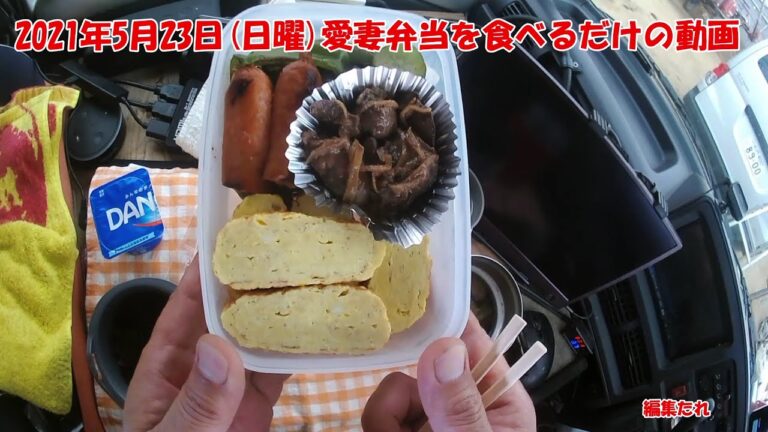 【警報システム取付工事 お昼】愛妻弁当を食べるだけの動画in茨城町