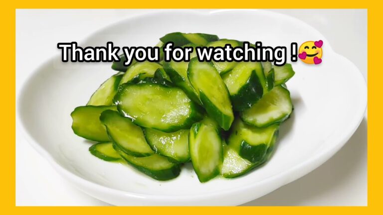 Easy pickled cucumber in mustard簡単きゅうりのからし漬け食べたらもう止まらない😋　　　　　　　　　　　　