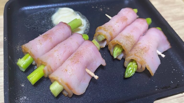 ＨＳＭ(ホットサンドメーカー)でアスパラベーコンを15秒クッキング‼️#shorts