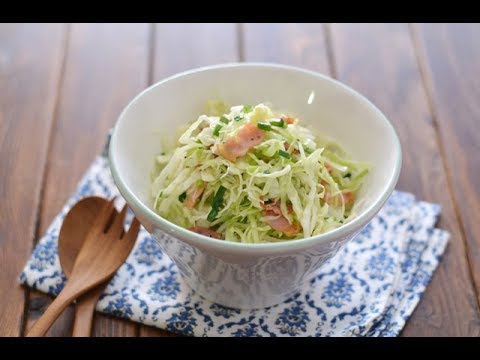 【レシピ】ねぎどっさりベーコンオイルサラダ