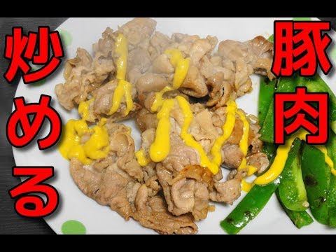 【簡単レシピ】 豚肉の甘辛炒めとピーマン炒めのプレート