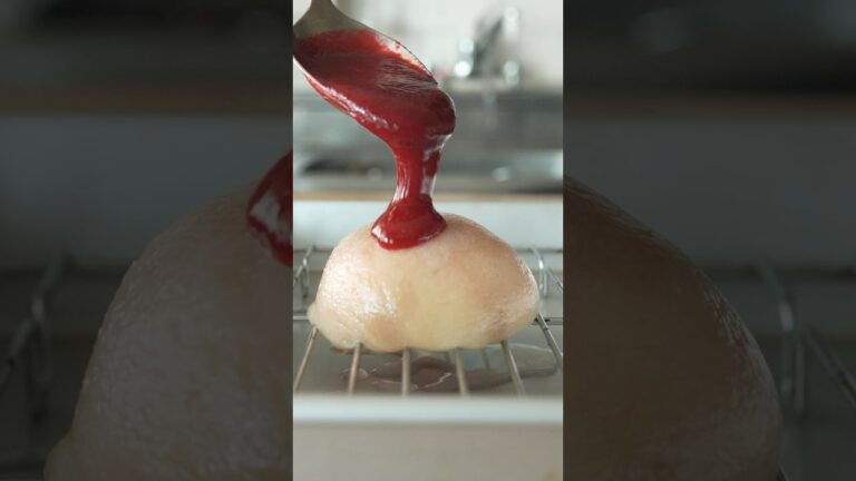 伝説のシェフが考えた”桃スイーツ” #shorts #桃