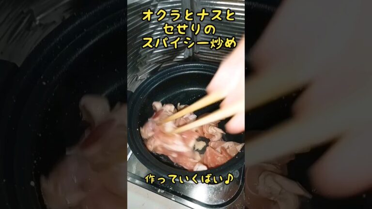 夏バテ防止！セセリのスパイシー炒め #簡単  #夏バテ防止 #せせり #カレー #food  #shorts