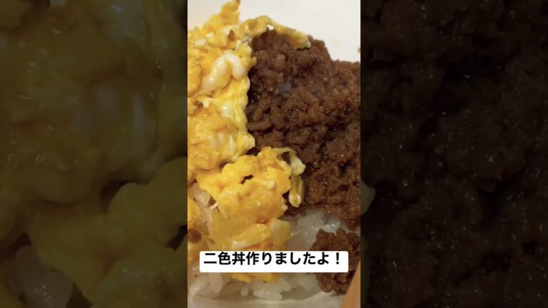 二色丼作りましたよ！#shorts