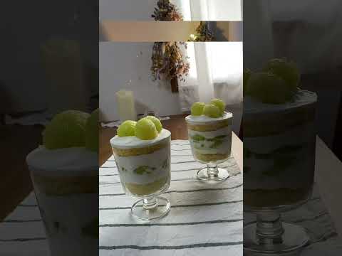 メロンの幸せコップケーキ🍈｜おうちカフェ #shorts
