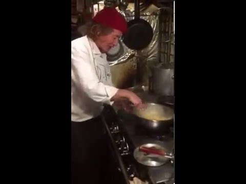 かぼちゃのスープを使って...カルボナーラ仕立て