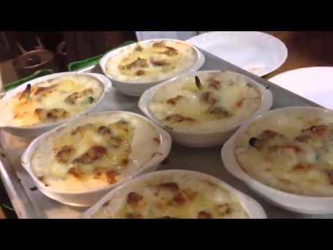 高砂市曽根　馳走　鱈の白子のグラタン。歓送迎会　お弁当　かつめし　5