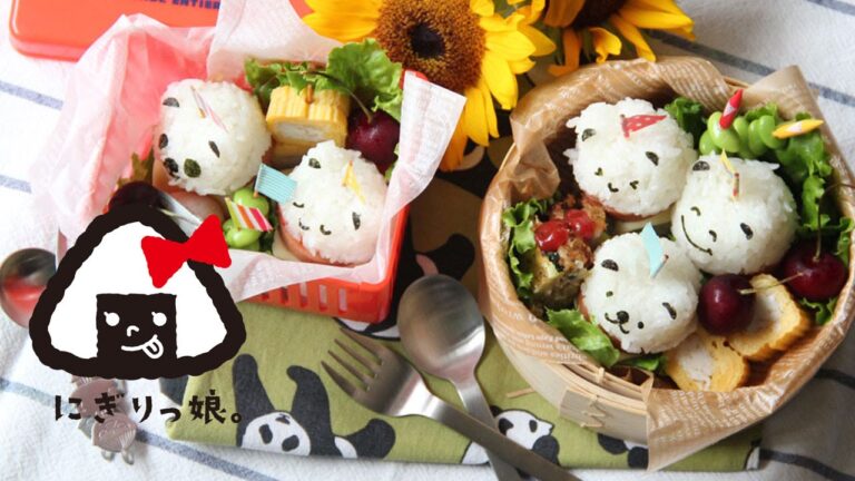 【子供弁当】100均の型で簡単アニマルライスバーガー弁当obento 【旦那弁当】#260