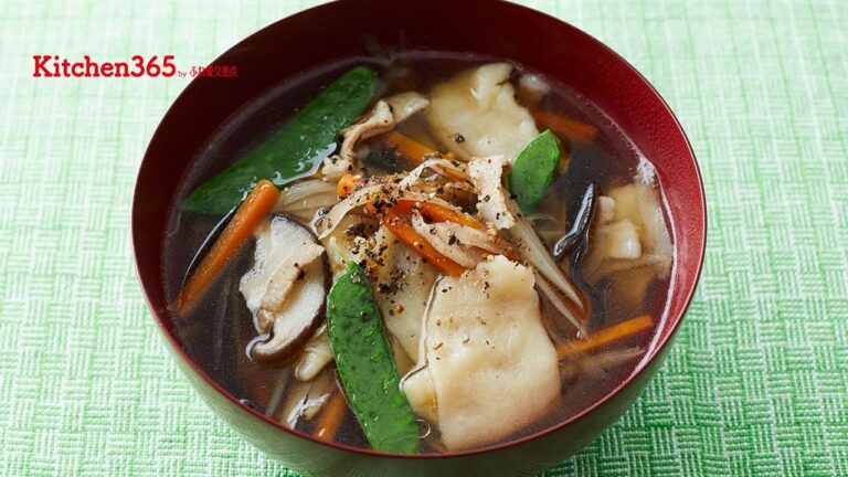 ふれ愛交差点２０２１年５月号「すいとん風 沢煮椀」