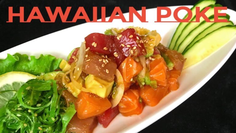 Hawaiian Poke appetizer   米国発・ハワイアンスタイルのポキを御紹介