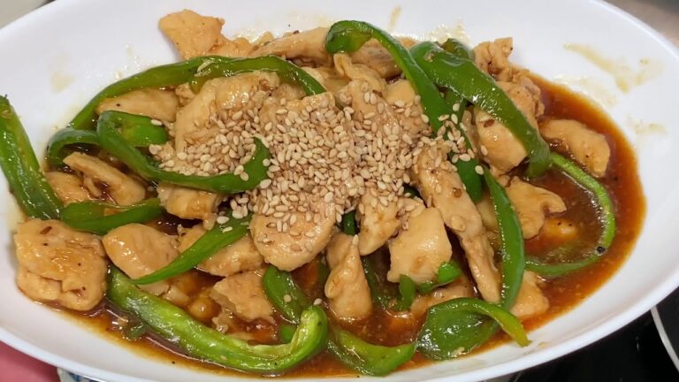 ササミピーマン　焼肉のたれ味