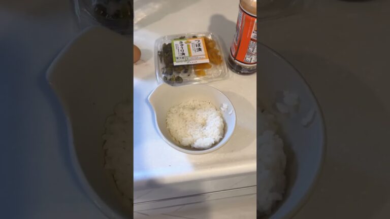 【ダイエットTKG】卵かけご飯朝食 #ダイエット #ダイエッター #ダイエットレシピ #shorts