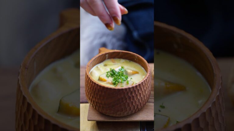 【キャンプ飯】かぼちゃシチュー🎃