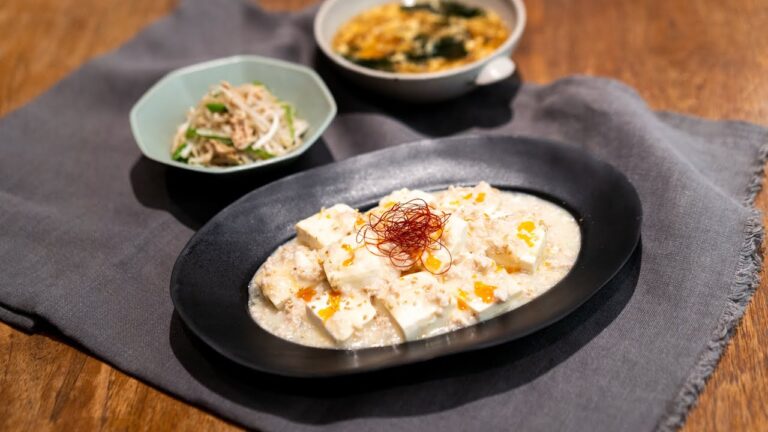 辛くない！白麻婆豆腐
