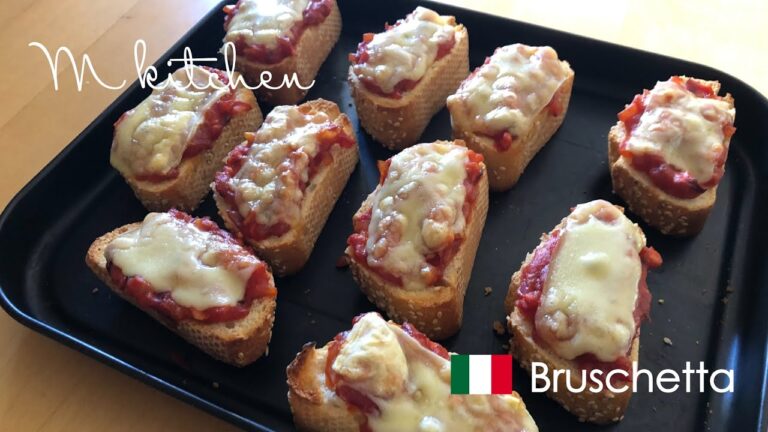 超簡単！トマトピューレを使ったブルスケッタ