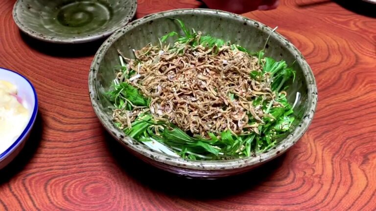 【ダイエット飯】水菜とじゃこのカリカリハリハリサラダとコーンクリームシチュー豆乳グラタン【孤独のグルメ横綱きのう何食べた？#2】