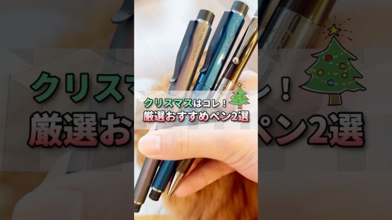 Xmasはコレ！厳選おすすめペン2選 #文房具 #シャーペン #ボールペン #こはにゃん #stationery #クリスマスプレゼント #クリスマス #クルトガダイブ #ロメオno3
