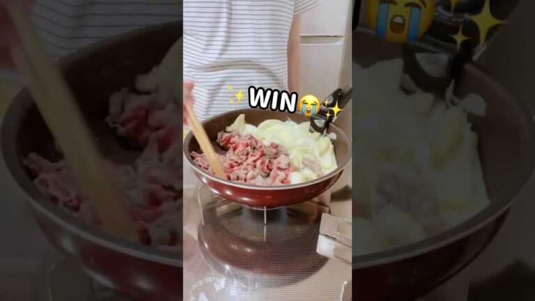 牛肉とじゃがいものハニーマスタード炒め❤️#時短レシピ#お料理動画 #ズボラ飯