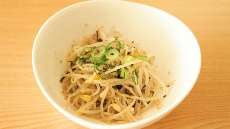 【あと一品のもやしナムル】今すぐ作りたくなるレシピ♪How to cook Bean sprouts namul:japanese food