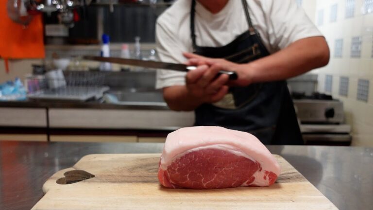 イタリアン料理人の豚かつ【日本語字幕付】