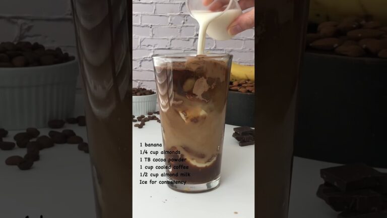 Coffee Smoothie ☕️ #smoothierecipes #coffee