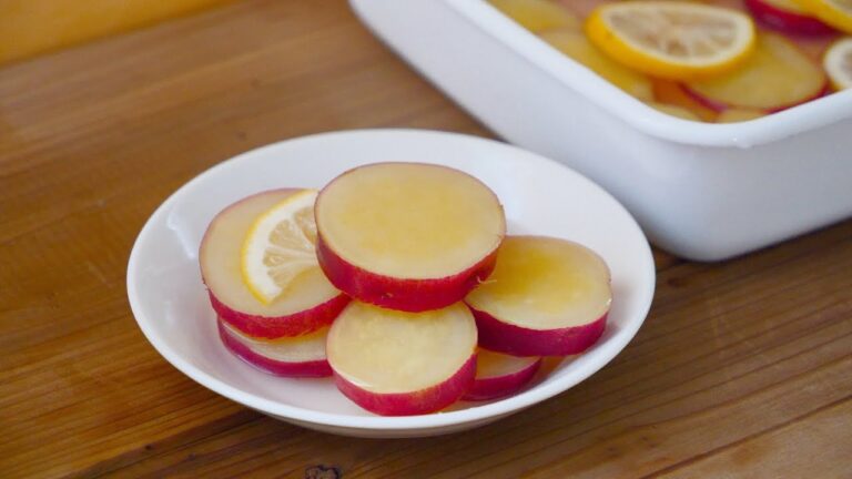 さつまいものはちみつレモン煮　（作るだけ動画）