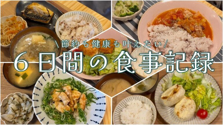【６日間の食事記録】25歳会社員｜2人暮らし｜食費3万円/月｜ささみチーズカツ｜ポークビーンズ etc....🐓🫘