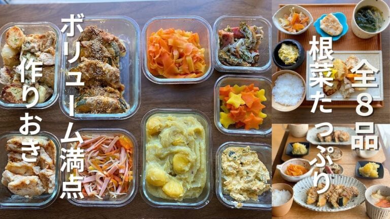 【根菜たっぷり作り置き】【コスパ良し◎】【ボリューム満点】