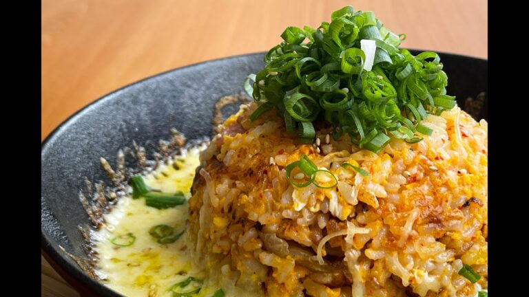 とろーりチーズがたまらない！魅惑のキムチーズチャーハン