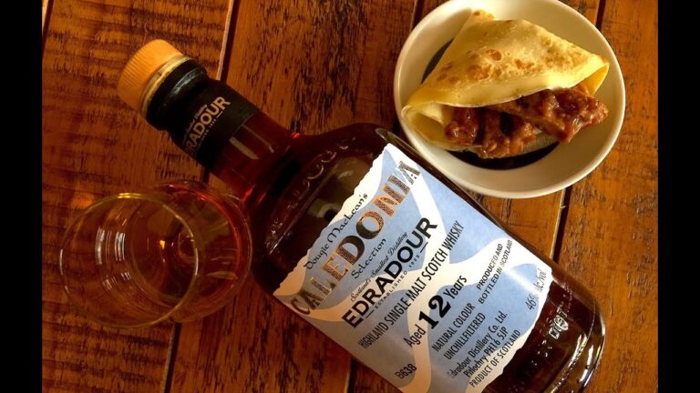 Edradour 12 Caledonia: Whisky Tasting & Food Pairing, Review #179