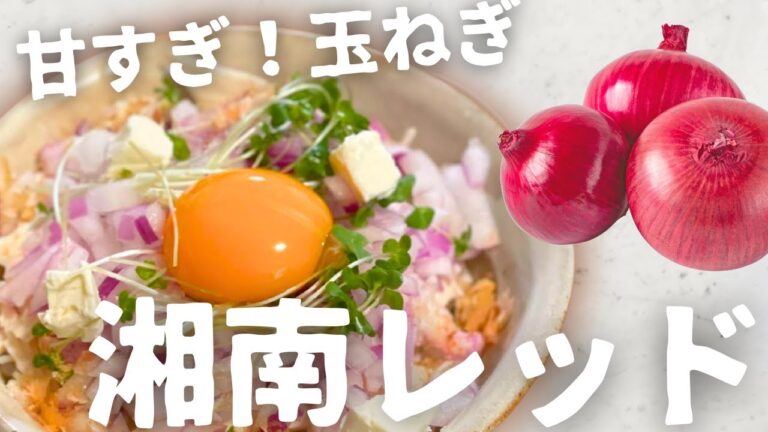 【玉ねぎ丼】湘南レッドのサラダ丼【さっぱり爽やか】