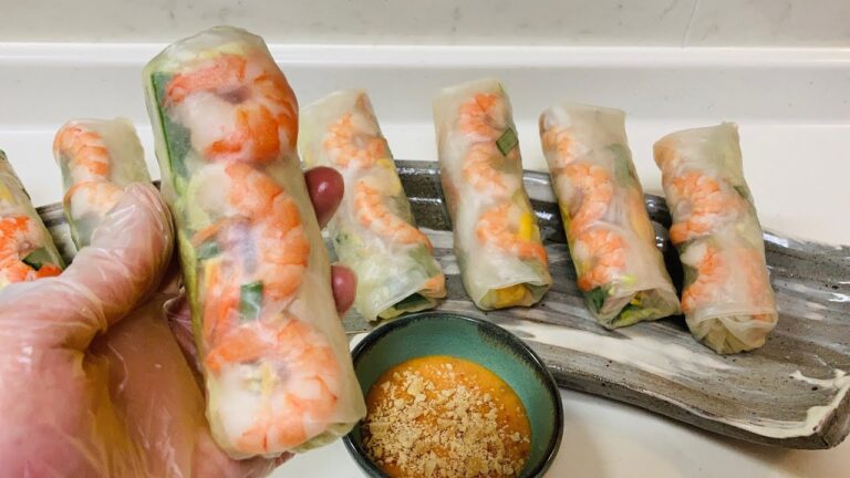 【我が家の絶品生春巻き❣️】Gỏi cuốn đãi khách kiểu Nhật