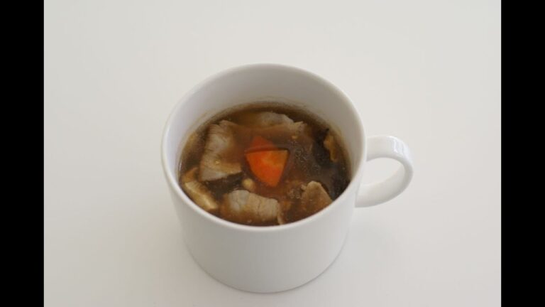 豚肉の具だくさんスープの作り方