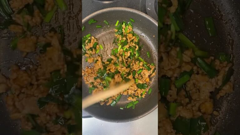 ニラとひき肉のスタミナ丼 #簡単レシピ #時短節約 #料理 #whatieatinaday #まいにちごはん